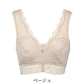 シルク混　ブラジャー カップ付き レディース M～3L (シルク 絹 絹混 ラン型 ノンワイヤー ホックなし カップ付き らくらく 大きいサイズ LL 3L ) (在庫限り)