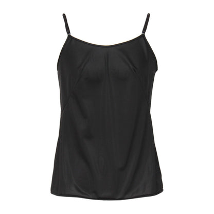 ランジェリー キャミソール レディース 透けにくい バスト80～90cm (ペチコート スリップ ワンピース 透けない 透け ベタつき まとわり 80cm 85cm 90cm) (在庫限り)