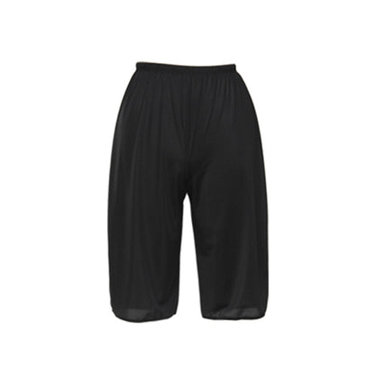 ペチパンツ 透けない ペチコート パンツ キュロット 透けにくい レディース ひざ丈 M～LL スカート インナー ペチパン 透け防止 下着 肌着 股ずれ サラサラ ベタつき まとわり 55cm丈 M L LL