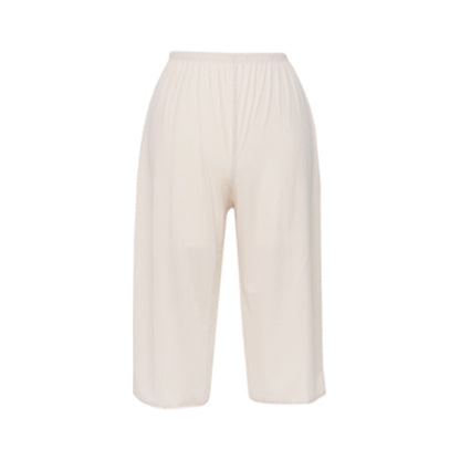 ペチパンツ 透けない ペチコート パンツ ロング キュロット 透けにくい レディース ひざ下 M～LL スカート インナー ペチパン 下着 肌着 透け防止 股ずれ サラサラ ベタつき まとわり 65cm丈 M L LL