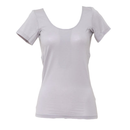 汗染み防止 インナー 背中 フレンチスリーブ Tシャツ 汗取り レディース M L LL 脇汗 パッド パット 汗染み 消臭 メッシュ ニオイ対策 インナーウェア インナーシャツ 肌着 下着 母の日 (在庫限り)