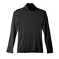 リブ インナー レディース 長袖 タートルネック トップス Tシャツ M L LL 伸縮 ストレッチ 秋 冬 静電気防止 対策 薄手 あったか シンプル 無地 ボーダー 重ね着 レイヤード かわいい おしゃれ カラー 色 (在庫限り)