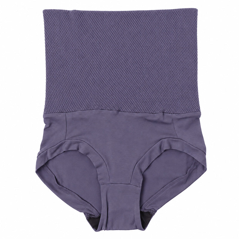 腹巻付き ショーツ レディース 温活 ワッフル 綿混 腹巻パンツ お腹すっぽり ストレッチ 伸縮性 ホホバオイル 保湿加工 スタンダード 深ばき 深履き 下着 肌着 女性用 パンツ M L LL レディースショーツ 腹巻ショーツ ハラマキパンツ お腹まわり