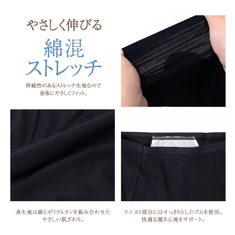 サニタリーショーツ レディース 夜用 綿混 生理用ショーツ 防水布付き 羽つきナプキン対応 メッシュ素材 レギュラー丈 ストレッチ ナイト用 M L LL 女性 中学生 高校生 生理用パンツ コットン クロッチ デリケートゾーン 肌あたり シンプル 就寝時