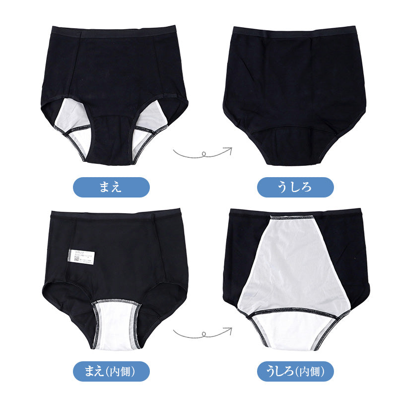 サニタリーショーツ レディース 夜用 綿混 生理用ショーツ 防水布付き 羽つきナプキン対応 メッシュ素材 レギュラー丈 ストレッチ ナイト用 M L LL 女性 中学生 高校生 生理用パンツ コットン クロッチ デリケートゾーン 肌あたり シンプル 就寝時