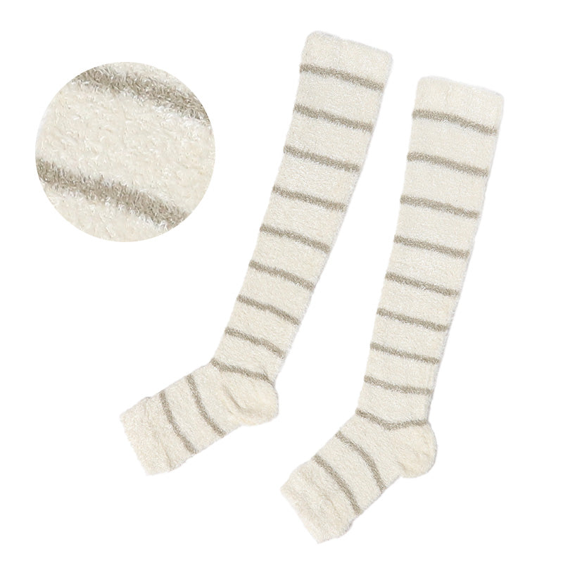 オープントウ ハイソックス 着圧ソックス 靴下 着圧 トゥレス 引き締め ケア フリーサイズ オープントゥ やわらかい 足 むくみ 美脚 ふわふわ 気持ちいい レッグウェア