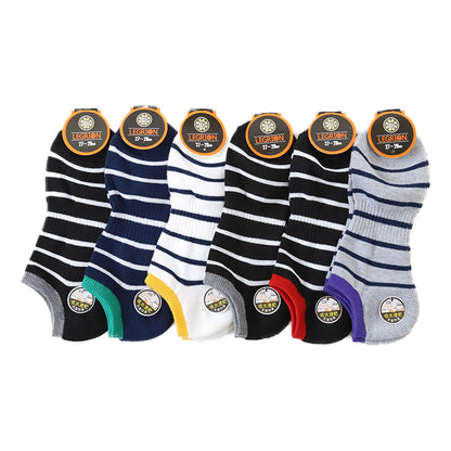 スニーカーソックス メンズ 大きいサイズ 靴下 くるぶし 綿 6足セット 25cm 26cm 27cm 28cm 29cm (男 くつ下 くつした ビッグサイズ) (在庫限り)