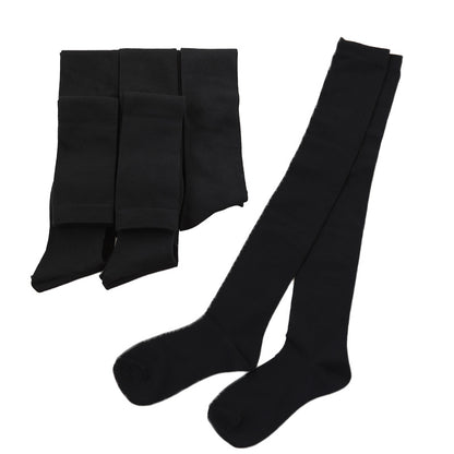 ニーハイソックス キッズ 女の子 ニーハイ ソックス 6足組 16-18cm～22-24cm (オーバーニーソックス オーバーニー 靴下 ひざ上丈 ジュニアソックス ロング丈 長靴下 綿混 くつ下 くつした) (在庫限り)