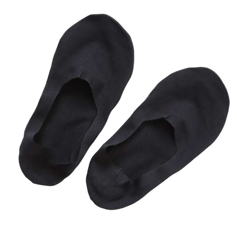 メンズ 紳士 フットカバーソックス 深履き 無地 滑り止め 25-27cm・27-29cm (男性 紳士 くつ下 くつした ソックス 深ばき 大きいサイズ) (在庫限り)