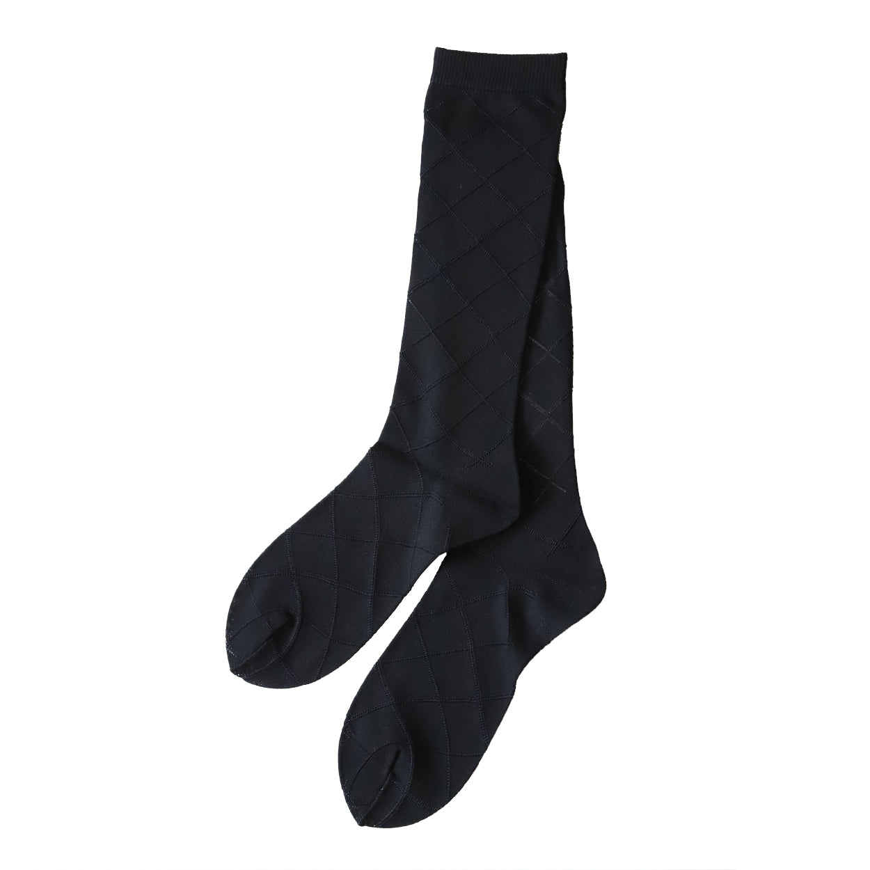 メンズ 靴下 小さいサイズ 消臭 ソックス 6足組 23-24cm 男性 紳士 におい 黒 ダイヤ柄 くつ下 くつした 6足セット 丈が選べる (在庫限り)