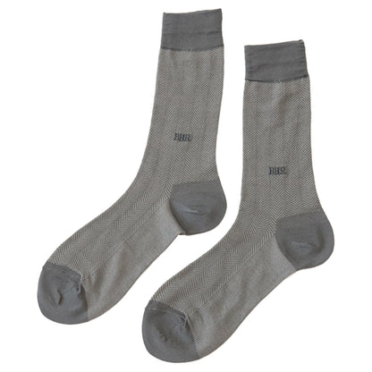 【 お得 】 ビジネスソックス クルーソックス メンズ ６足組 25-26cm (くつした 男性 日本製 メンズソックス ハイソックス 男性用靴下 ビジネス スーツ) (在庫限り)