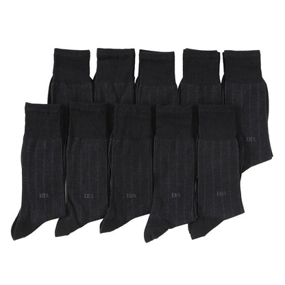【 お得 】 ビジネスソックス セット メンズ ビジネスソックス 薄手 夏用 プレゼント  25-26cm・25-27cm ビジネス靴下 紳士靴下 夏 セール 10足組 靴下 くつした 男性 リブ メンズソックス ハイソックス クルーソックス おしゃれ 高級 スーツ 父の日 ギフト (在庫限り)
