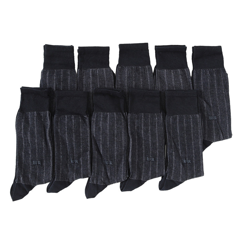ビジネスソックス 10足セット メンズ 靴下 両面刺繍 ワンポイント 25-26cm・25-27cm ソックス 紳士 男性 くつ下 春夏 セール 10足組 くつした リブ メンズソックス クルーソックス おしゃれ 高級感 スーツ ギフト (在庫限り)