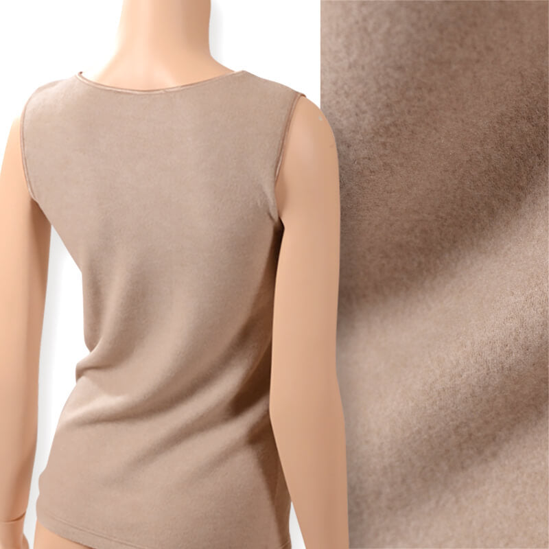 グンゼ やさしさ物語 遠赤外線 ベスト M～LL (レディース インナー 下着 冬 あったか 暖かい 起毛 薄手 タンクトップ シャツ 防寒) (在庫限り)