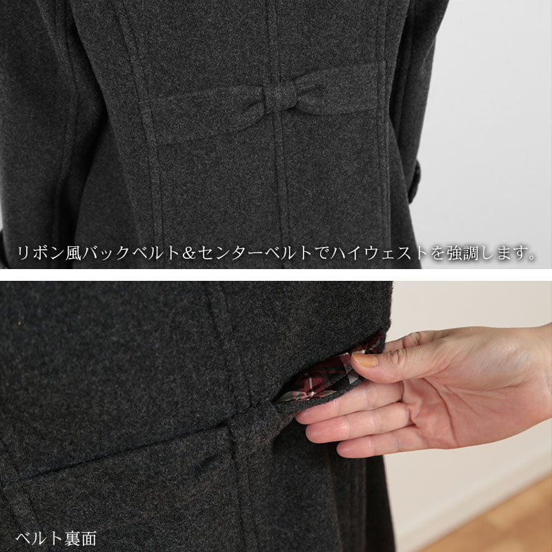 Leilian ブラック ウールピーコート 楽天市場】LOEFF ロエフ ウール カシミヤ 圧縮 メルトン