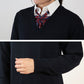 スクールセーター ウール混 女子 ニット セーター スクール S～4L (スクールニット 男子 レディース 学生 制服 中学生 高校生) (送料無料) (取寄せ)