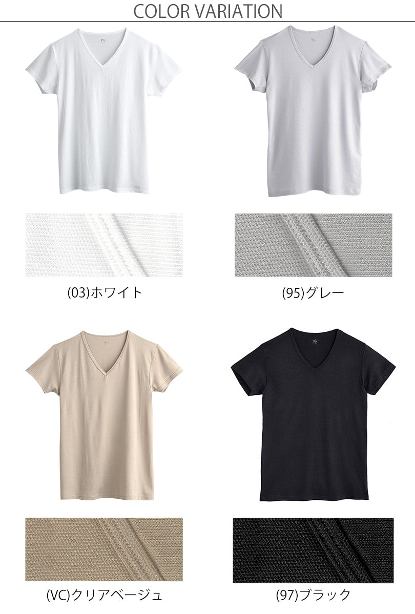 グンゼ YG メンズ Tシャツ Vネック インナー 肌着 tシャツ M～LL