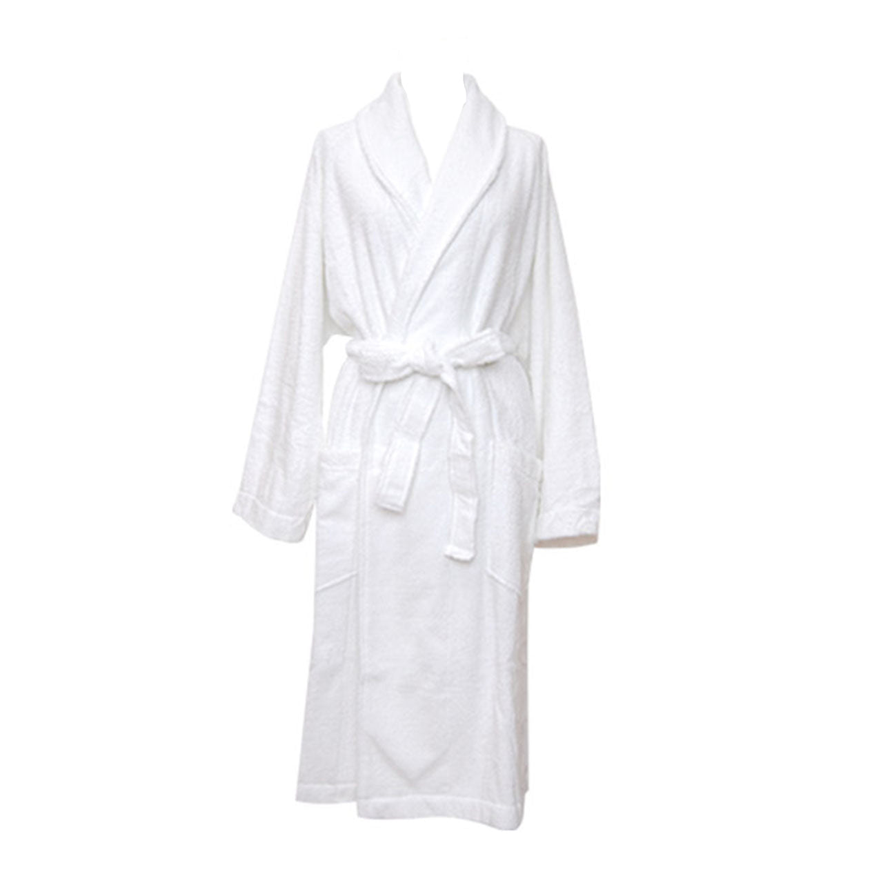 バスローブ タオル地 レディース メンズ M・L (綿100% パイル