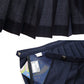ティアラ 女子 トロピカル織り 24本車ヒダ 夏用セーラー服用スカート (W60～69cm×丈56～68cm) (Tiara) (送料無料) (取寄せ)