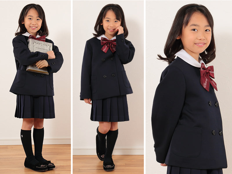 トンボ学生服 イートン 学生服 小学生 ダブル型 120cmA～130cmA (上着 男子 女子 制服 イートン学生服 男女兼用 120cmA 125cmA 130cmA) (送料無料) (在庫限り)