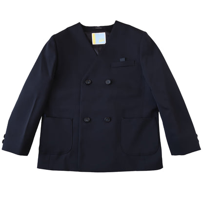トンボ学生服 イートン 学生服 小学生 ダブル型 130cmB～160cmB (上着 男子 女子 制服 イートン学生服 男女兼用 130cmB 140cmB 150cmB 160cmB) (送料無料) (在庫限り)