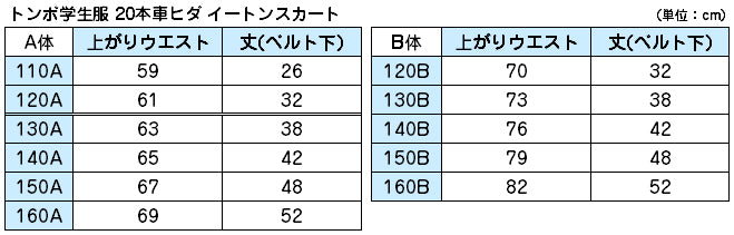 トンボ学生服 スカート 小学生 20本車ヒダ 120cmA・130cmA (学生服 制服 通学服 イートンスカート 120cmA 130cmA) (送料無料) (在庫限り)