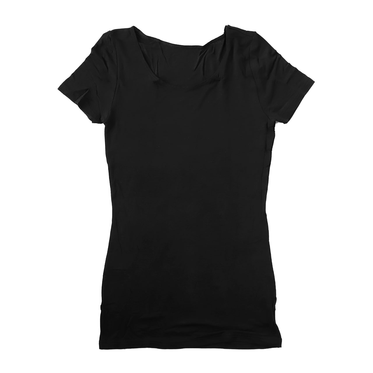 レディース ヒートインナー フレンチ袖 半袖シャツ M～LL (発熱 ジュニア 婦人 女性 下着 肌着 暖かい アンダーシャツ ラウンドネック)