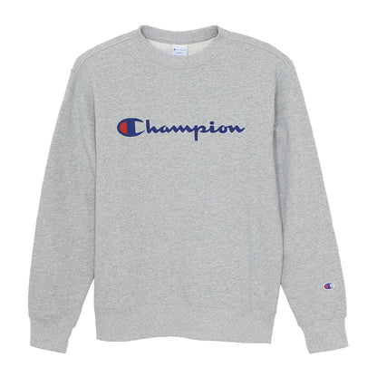 Champion 裏毛クルーネックロゴプリントスウェットシャツ M～XXL (チャンピオン 丸首 裏毛 パイル トレーナー 秋 冬 メンズ 男性) (在庫限り)