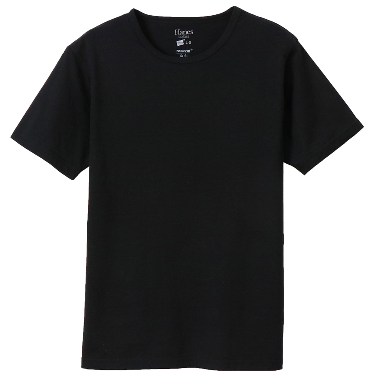 ヘインズ Tシャツ 半袖 メンズ レディース M・L (トップス ユニセックス シャツ クルーネック インナー 黒 hanes) (在庫限り)