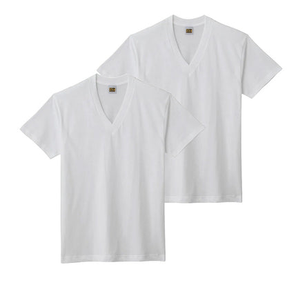 グンゼ G.T.HAWKINS VネックTシャツ 2枚組×4セット M～LL (GUNZE GTホーキンス 綿100% メンズ)
