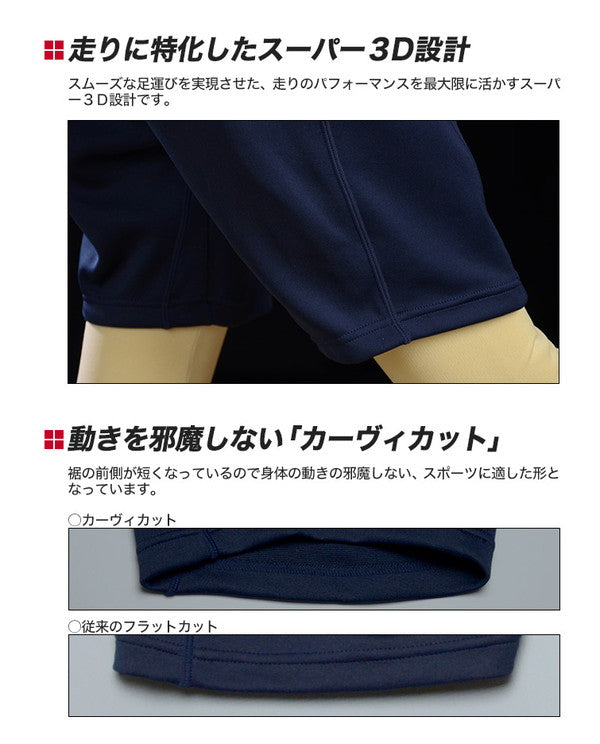 福井トンボ 瞬足 尻ポケット付きハーフパンツ ハイグレードモデル 110cm～170cm (トンボ TOMBOW) 【在庫限り】