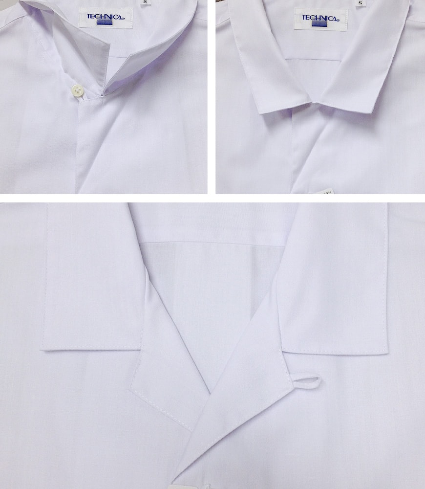 テクニカ 学生用長袖開襟シャツ S～3L (テクニカ 学生用 長袖開襟シャツ S～3L) 【在庫限り】